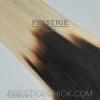 Csatos eredeti póthaj 45 cm (Ombre) Feketés barna legvilágosabb szőke
