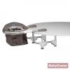 Chicco 360 fokban elforgatható asztalra rögzíthető etetőszék cocoa